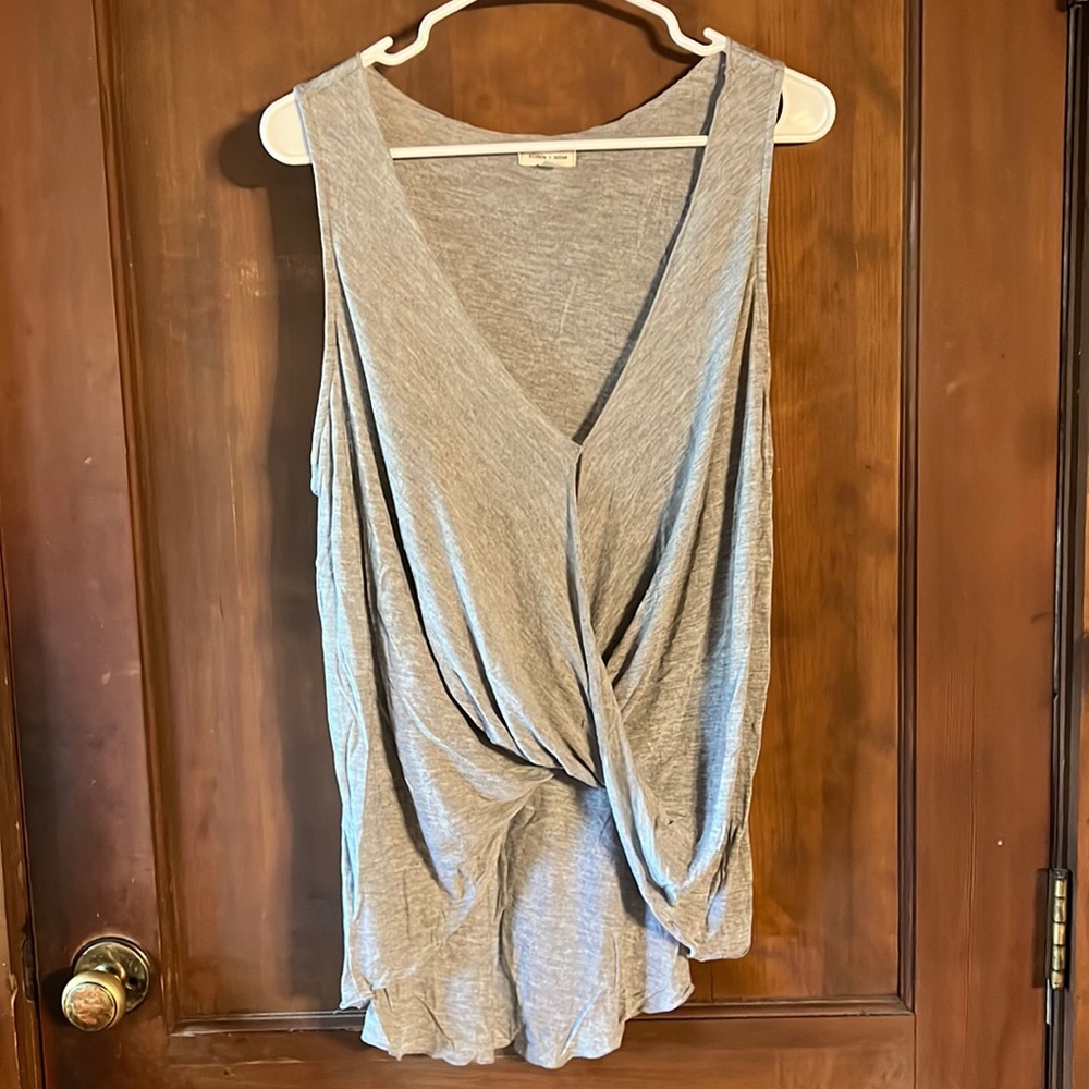 LARGE DRAPEY HIGH LOW SILENCE + NOISE URBAN OUTFITTERS TANK